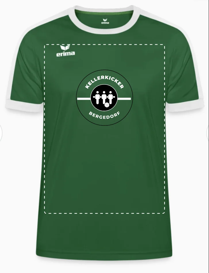 Grünes Trikot der Saison 2023/24 mit Logo auf der Brust